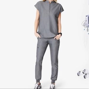 Figs graphite core scrubs xs top small tall pants